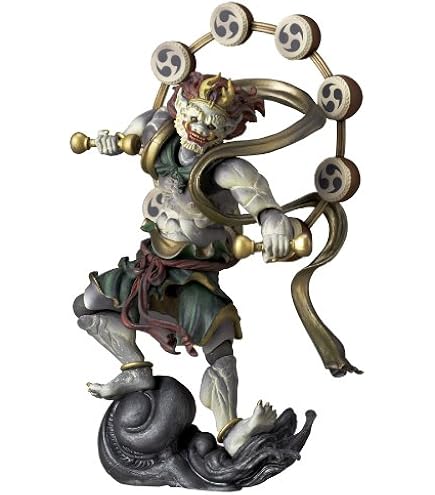 Amazon.co.jp: タケヤ式自在置物 風神 (青) 約140mm PVC&ABS製 塗装